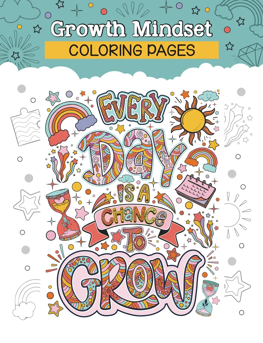 Growth Mindset Coloring Pages