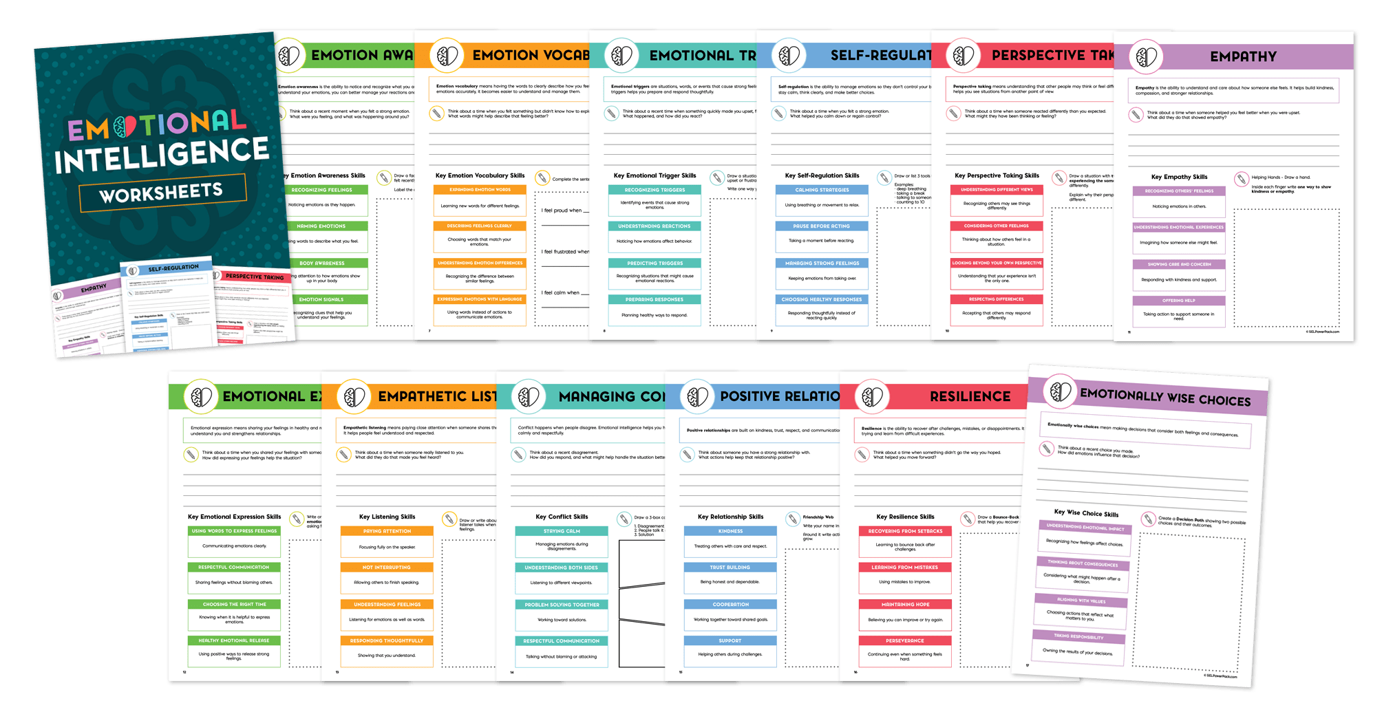 EmotionalIntelligenceWorksheets820-pages spread